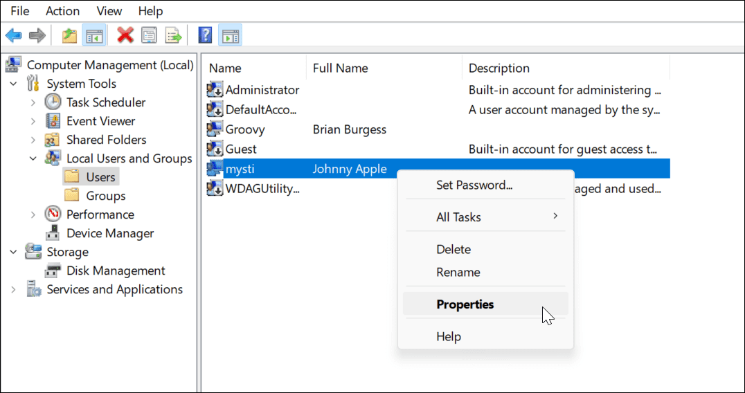 Deshabilitar temporalmente una cuenta en Windows 11