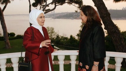 La Primera Dama Erdogan se reúne con el presidente iraquí, la esposa Serbagh Salih