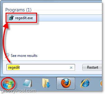 Cómo iniciar el editor de registro en Windows 7