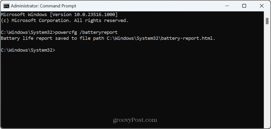 Cómo generar un informe de batería en Windows 11