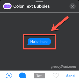 mensaje color mensaje personalizado