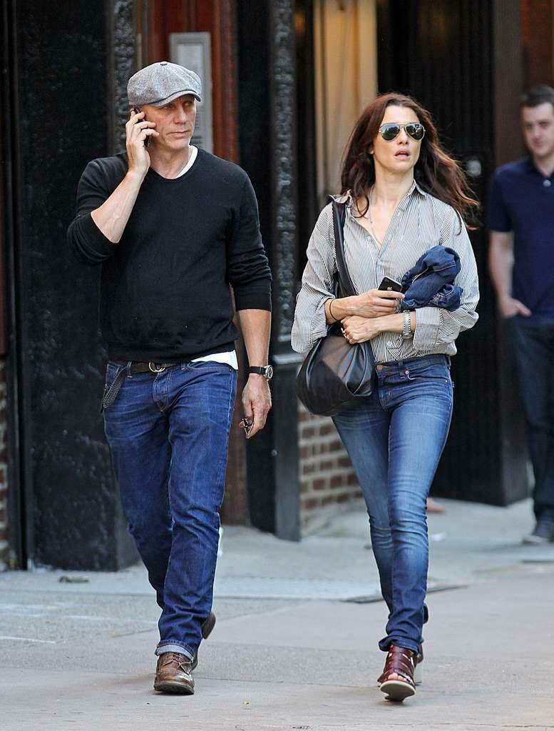 Daniel Craig y su esposa Rachel Wisz