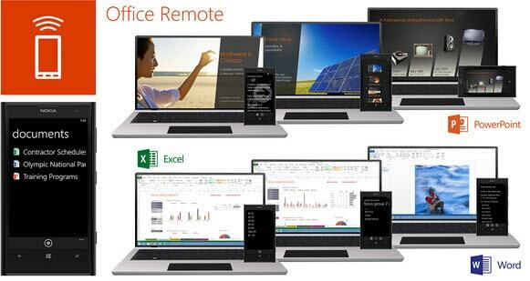 Controle sus presentaciones y otros documentos de Office con Office Remote