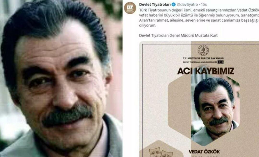 ¡Vedat Özkök, el valioso nombre del Teatro Turco, falleció a la edad de 80 años!