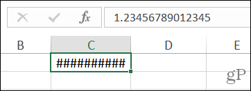 Símbolos numéricos en Excel