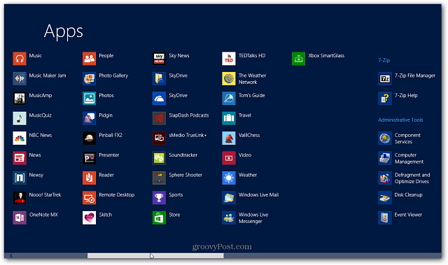 Encuentra todas las aplicaciones instaladas en Windows 8 (actualizado para 8.1)