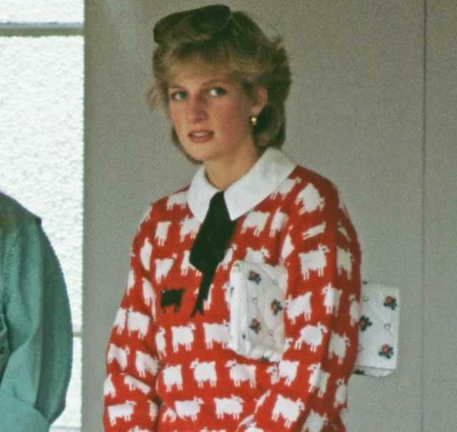 El suéter icónico de la princesa Diana