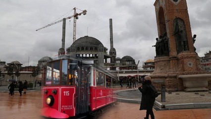 La mezquita de Taksim está esperando a 2.500 personas.