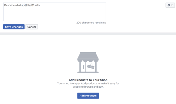 Describe tus productos en tu escaparate de Facebook para ayudar a aumentar las ventas.