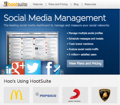 tablero de hootsuite