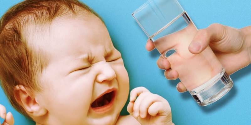 Consumo de agua en bebés