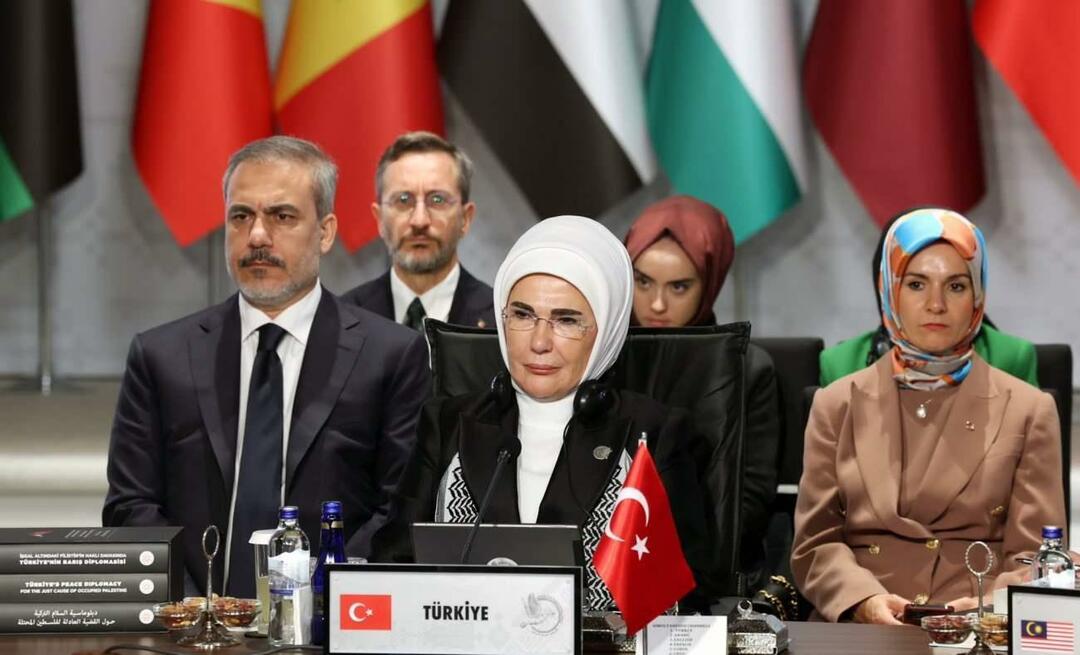 Primera Dama Erdoğan: "Estamos obligados a hacer más que derramar lágrimas para detener la masacre"