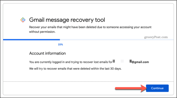 Recuperación de correos electrónicos de Gmail a través de un formulario de soporte