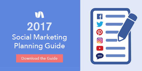 Guía de planificación de redes sociales de medidas simples 2017