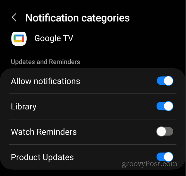 Detener las notificaciones de Android 