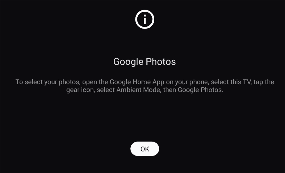 Aplicación Google Photos Home