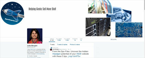 barra espaciadora presionar encabezado de twitter en la web