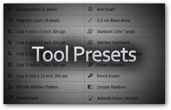 Photoshop Adobe Presets Templates Descargar Make Create Simplify Easy Simple Quick Access Nueva guía tutorial Herramienta personalizada Presets Tools