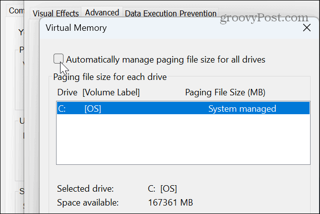 No hay suficiente memoria en Windows 