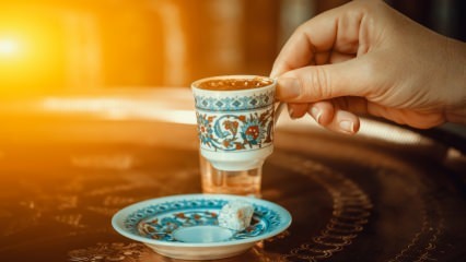 ¿Qué va bien con el café turco?