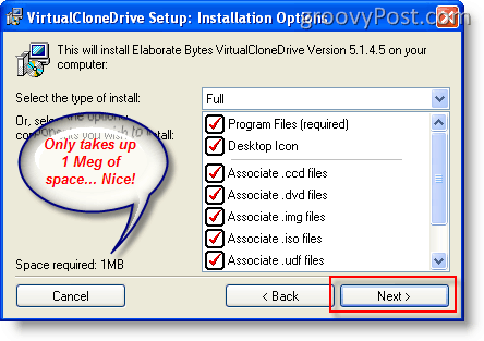 Montar imagen ISO en Windows XP
