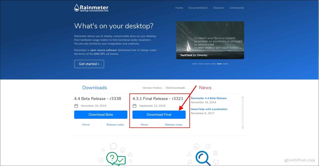 Cómo usar Rainmeter para personalizar el escritorio de tu PC