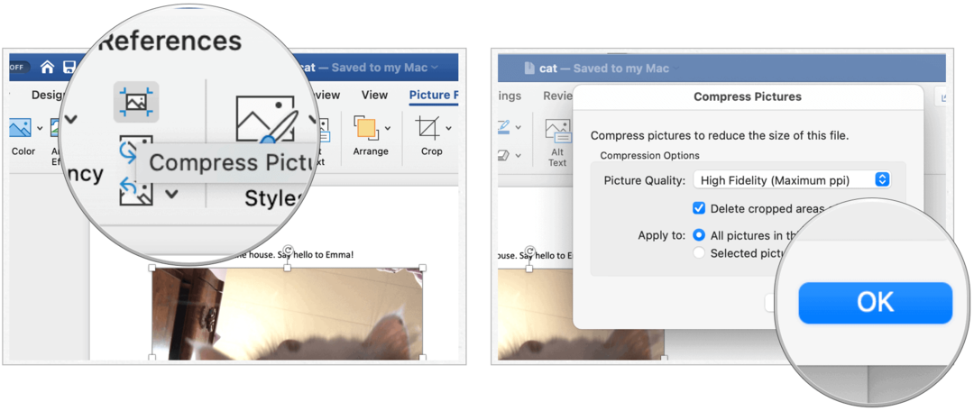 Cómo comprimir imágenes en Microsoft Word