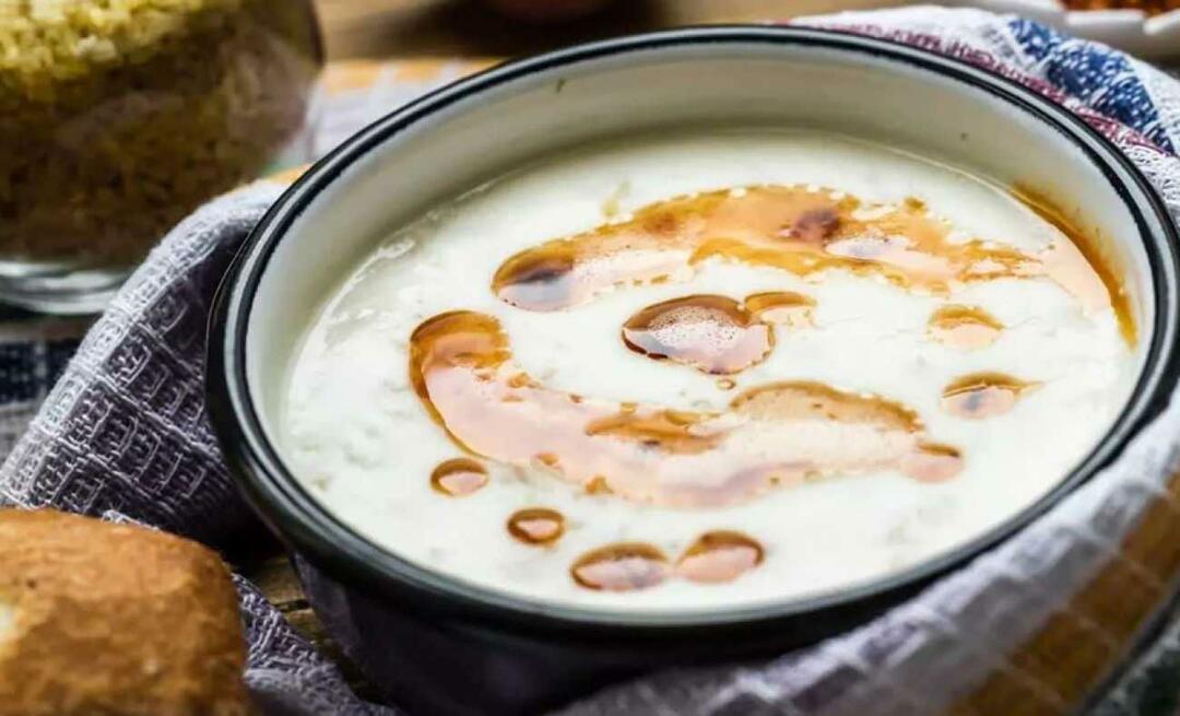 ¿Cómo hacer la sopa del paraíso local de Bursa? receta de sopa celestial