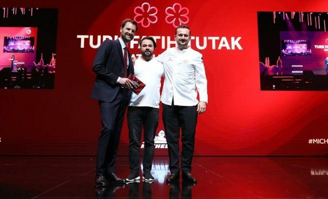¡El éxito de la gastronomía turca ha sido reconocido en el mundo! Galardonado con una estrella Michelin por primera vez en la historia