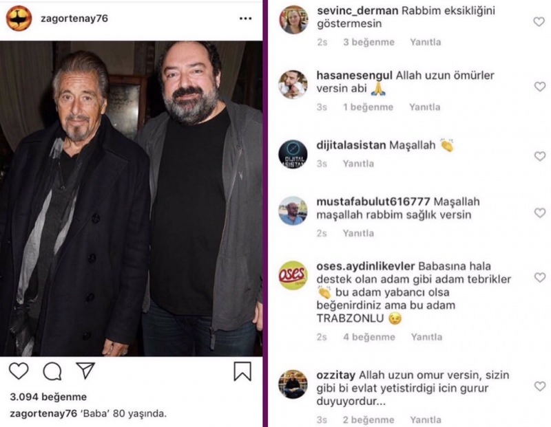 ¡Nevzat Aydın, el fundador de Yemek Sepeti, compartió Al Pacino! Redes sociales confundidas