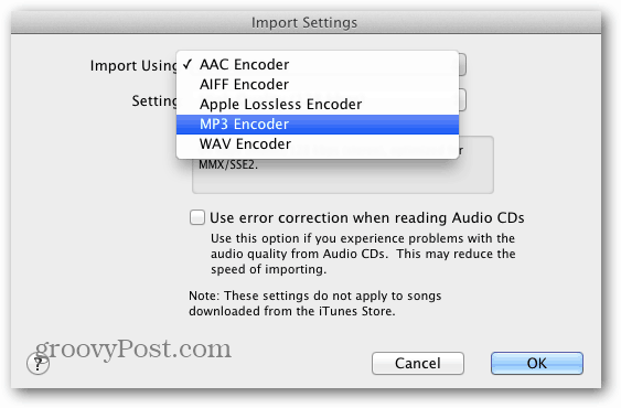 Use iTunes para convertir archivos de música sin pérdida a AAC o MP3