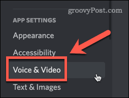 configuración de voz y video de discord