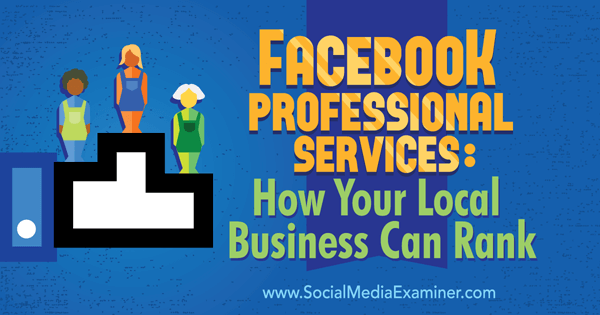 clasificar su negocio con los servicios profesionales de facebook