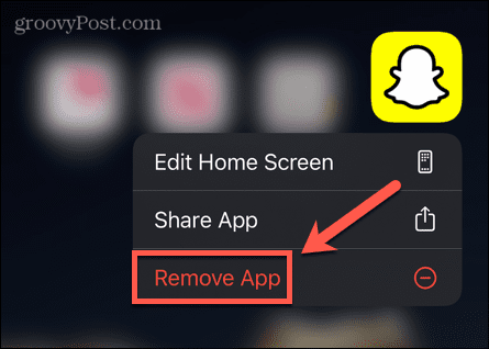 Snapchat eliminar aplicación