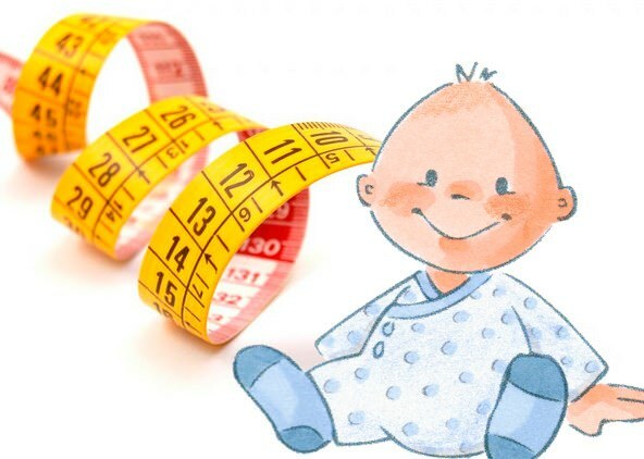 circunferencia de la medición de la cabeza en bebés