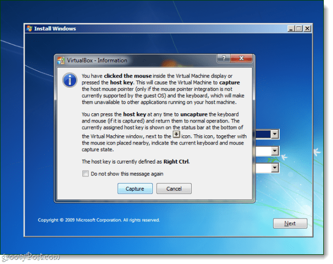 Instalación del sistema operativo Virtualbox