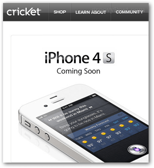 iphone 4s para cricket