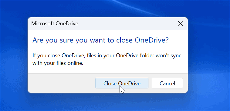 Arreglar OneDrive que no se sincroniza