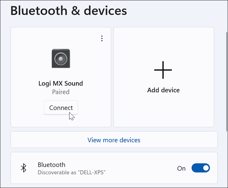Conectar dispositivo Bluetooth