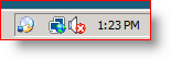 Icono de MagicISO en la barra de herramientas de Windows Server 2008