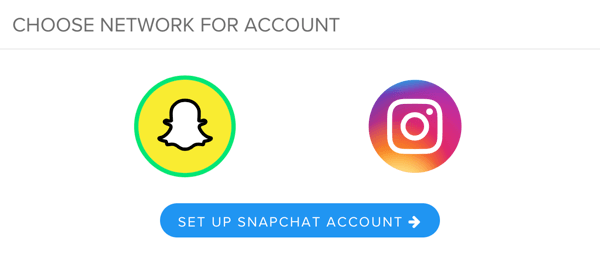 Vincula tu cuenta de Snapchat a Snaplytics.