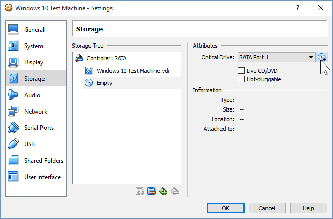 10 Agregar archivo ISO (instalación de Windows 10)