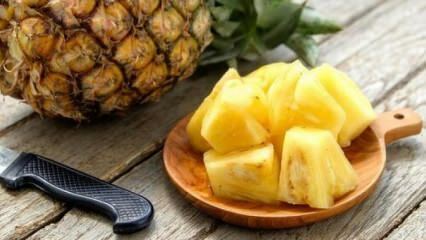 Fruta que elimina el edema en el cuerpo: piña