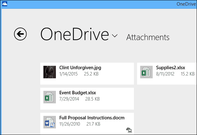 Posibilidad de guardar archivos adjuntos de Outlook.com en OneDrive Official Today