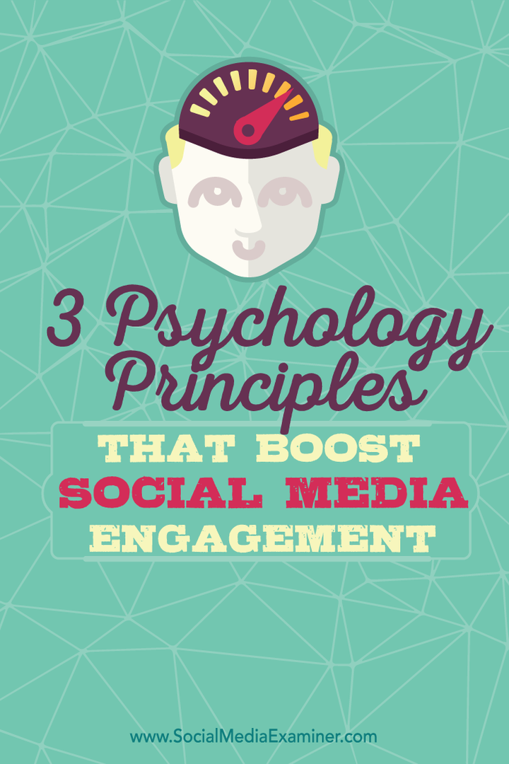 tres principios de psicología para mejorar la participación en las redes sociales