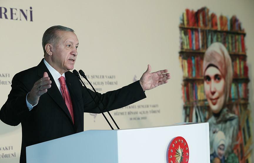 El presidente Erdoğan habló en la inauguración de la Fundación Şule Yüksel Şenler