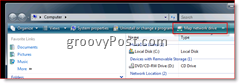 Asigne una unidad de red en Windows 7, Vista y Server 2008 desde el Explorador de Windows
