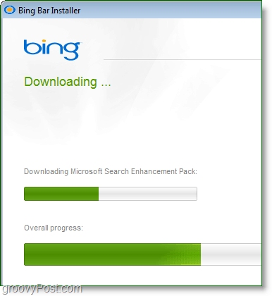 La barra de Bing puede tardar un poco en descargarse, lo que es una gran oportunidad para consultar más artículos de Groovypost