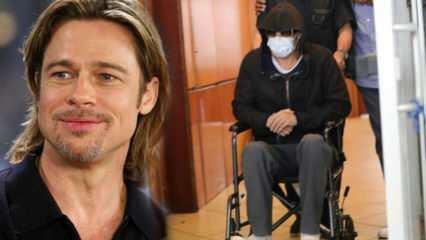 Fotos de Brad Pitt en silla de ruedas ¡asustado!