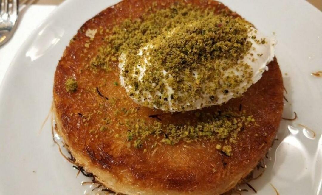¿Cómo hacer künefe libanés? Diferentes estilos de künefe Trucos künefe libaneses